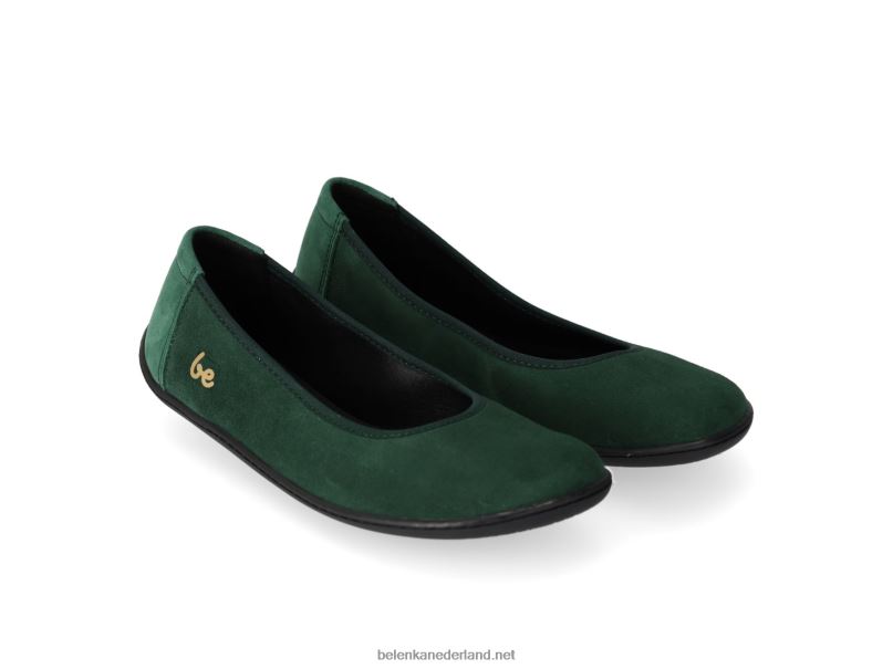 vrouwen Be Lenka ballerina's - sophie 08T6T164 smaragdgroen