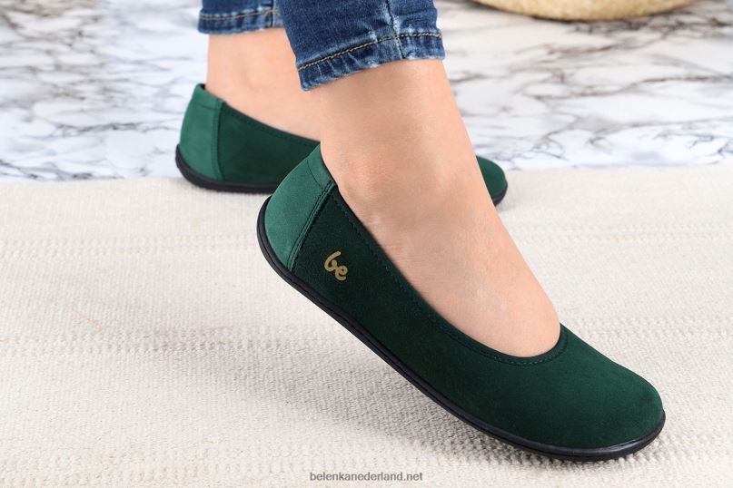 vrouwen Be Lenka ballerina's - sophie 08T6T164 smaragdgroen
