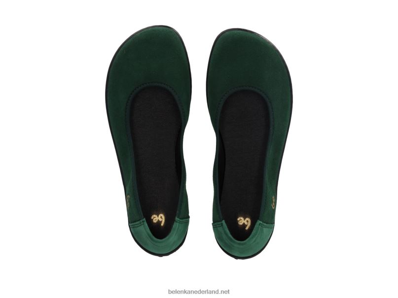 vrouwen Be Lenka ballerina's - sophie 08T6T164 smaragdgroen
