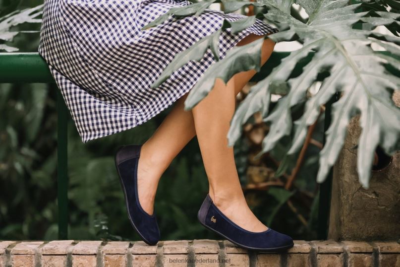 vrouwen Be Lenka ballerina's - sophie 08T6T165 donkerblauw