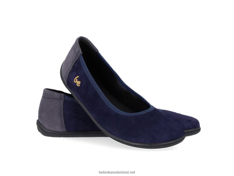 vrouwen Be Lenka ballerina's - sophie 08T6T165 donkerblauw