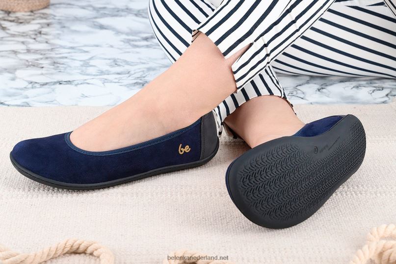 vrouwen Be Lenka ballerina's - sophie 08T6T165 donkerblauw