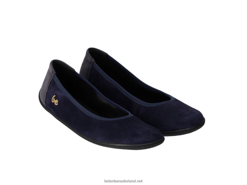 vrouwen Be Lenka ballerina's - sophie 08T6T165 donkerblauw