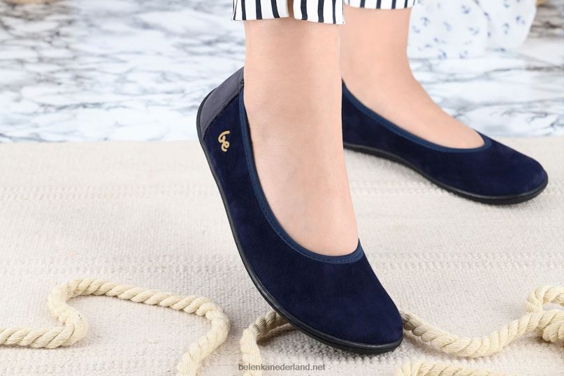 vrouwen Be Lenka ballerina's - sophie 08T6T165 donkerblauw