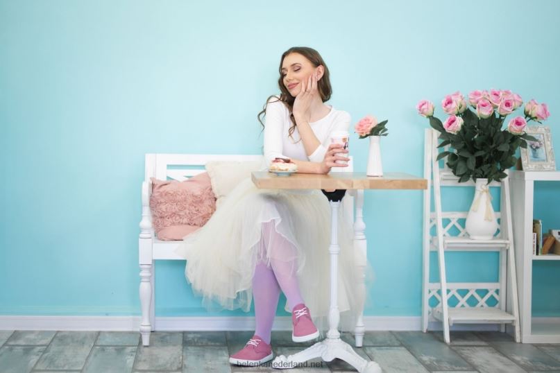 vrouwen Be Lenka blote voeten schoenen flair 08T6T158 diep roze