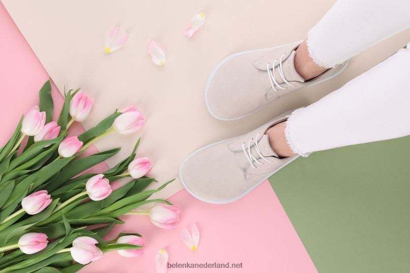 vrouwen Be Lenka blote voeten schoenen flair 08T6T159 beige