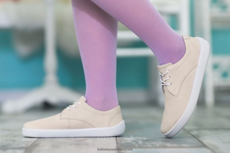 vrouwen Be Lenka blote voeten schoenen flair 08T6T159 beige