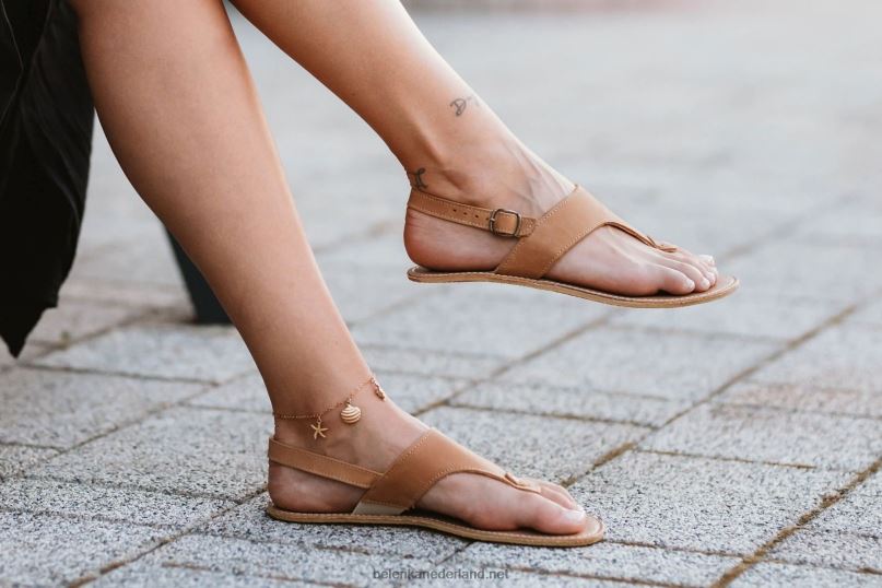 vrouwen Be Lenka op blote voeten als - promenade 08T6T143 zand