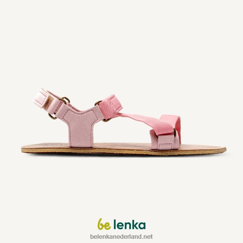 vrouwen Be Lenka sandalen op blote voeten - flexi 08T6T172 roze '20