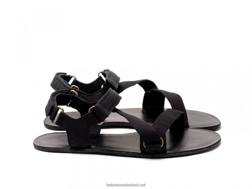 vrouwen Be Lenka sandalen op blote voeten - flexi 08T6T174 zwart