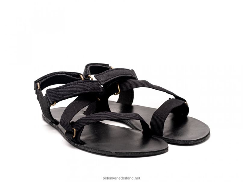 vrouwen Be Lenka sandalen op blote voeten - flexi 08T6T174 zwart