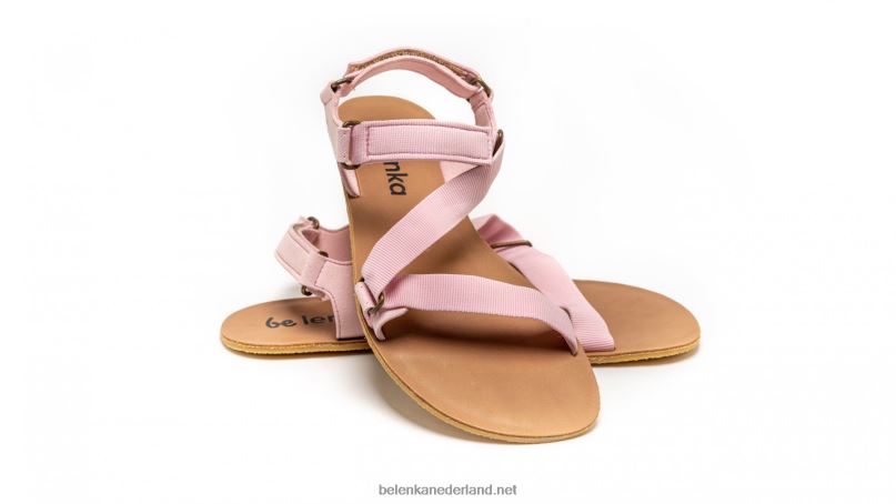 vrouwen Be Lenka sandalen op blote voeten - flexi 08T6T175 roze