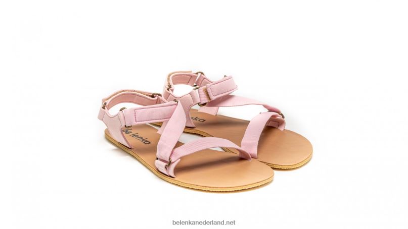 vrouwen Be Lenka sandalen op blote voeten - flexi 08T6T175 roze