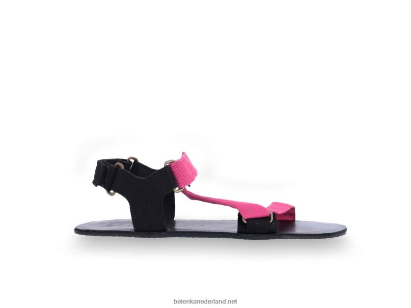 vrouwen Be Lenka sandalen op blote voeten - flexi 08T6T177 fuchsia roze