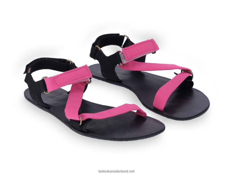 vrouwen Be Lenka sandalen op blote voeten - flexi 08T6T177 fuchsia roze