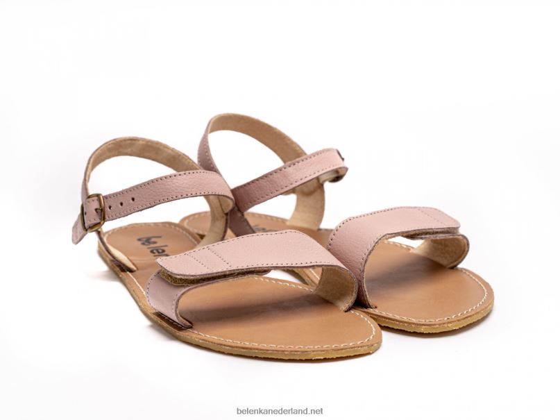 vrouwen Be Lenka sandalen op blote voeten - gratie 08T6T184 roos
