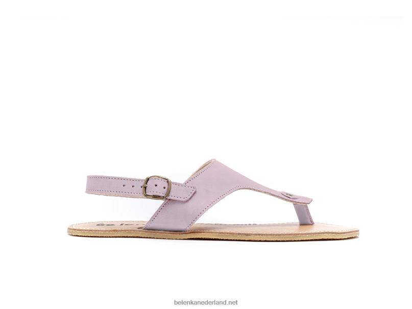 vrouwen Be Lenka sandalen op blote voeten - promenade 08T6T146 licht lila