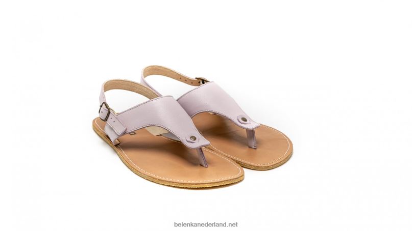 vrouwen Be Lenka sandalen op blote voeten - promenade 08T6T146 licht lila