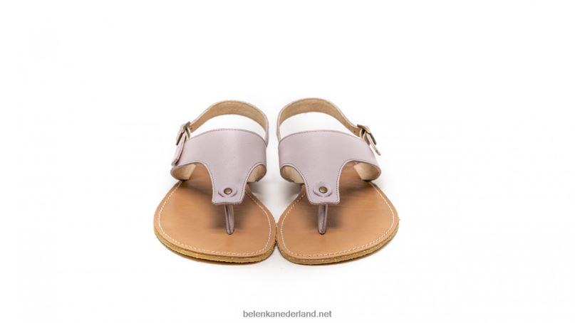 vrouwen Be Lenka sandalen op blote voeten - promenade 08T6T146 licht lila