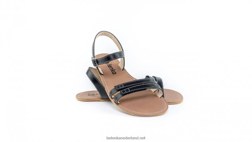 vrouwen Be Lenka sandalen op blote voeten - zomer 08T6T180 zwart
