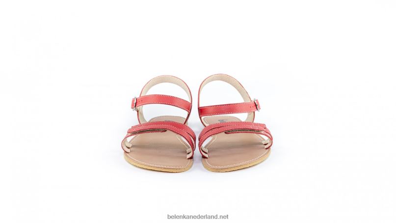 vrouwen Be Lenka sandalen op blote voeten - zomer 08T6T182 rood