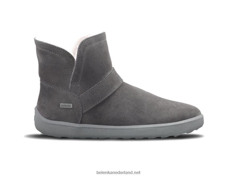 vrouwen Be Lenka blote voeten schoenen polaris 08T6T139 allemaal grijs