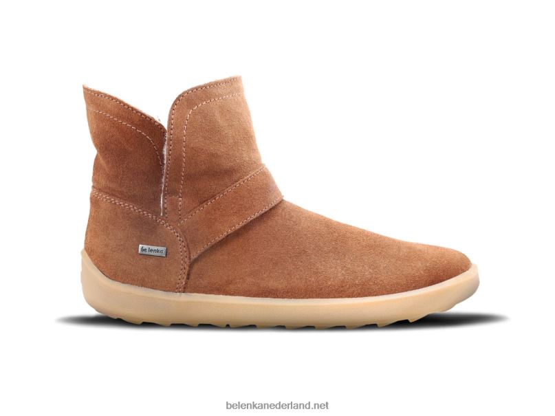 vrouwen Be Lenka blote voeten schoenen polaris 08T6T140 bruin