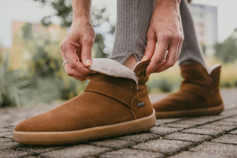 vrouwen Be Lenka blote voeten schoenen polaris 08T6T140 bruin