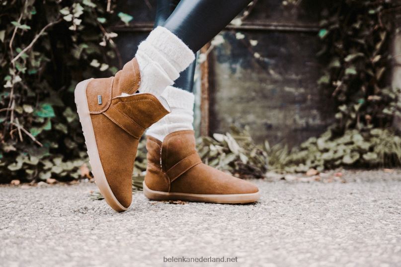 vrouwen Be Lenka blote voeten schoenen polaris 08T6T140 bruin