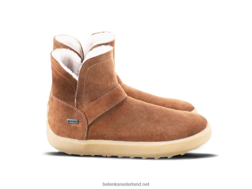 vrouwen Be Lenka blote voeten schoenen polaris 08T6T140 bruin